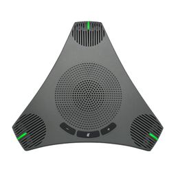 ELBME® U-SB Speakerphone Conferencecrophone Omnidirectional Computerc 360° Voice Pickup with Mute Key for Skype/Conference/Online Course/Live Streaming/Gaming/Daily Chatting image 1