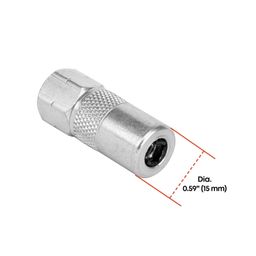 GROZ Hydraulic Coupler with Ball Check to prevent backflow of grease| Ideal for use with grease guns for general maintenance| Threads: 1/8” BSP |Diameter: 15 mm |Pressure : Upto 3000 PSI | HC/11/4/BSP image 4
