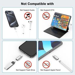 (Apple [MFi Certified Lightning to USB C Adapter, Lightning Female to Type-C Male Connector for iPhone 16/15 16/15 Plus 16/15 Pro 16/15 Pro Max/iPad Pro/Air/Mini, Support Fast Charging & Data Sync image 4