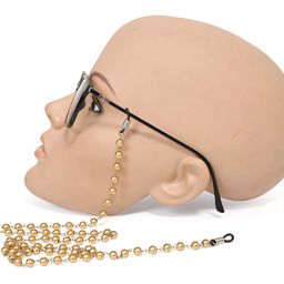 studio shringaar Beaded Eyeglass Sunglass Spectacle Cord Neck Strap String Chain Link Holder 74 cms image 5