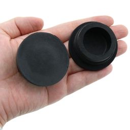 LUORNG 2PCS Pool Step Replacement Plug Pool Step Protector Pool Ladder Bumper Rubber Plug Black Rubber Pool Step Bumper image 4