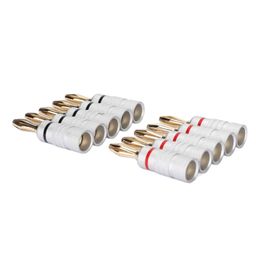 unimarket Sound Banana Plug, Safe to Use Easy Installation Color Coded Speaker Connector for Home Theater image 5