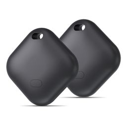 PEATOP Air Tags 2 Pack, Item Finders Tracker Work with Apple Find My APP (iOS Only), Smart Bluetooth Locator for Key, Bags, Luggage Suitcases, Wallets, Backpack, Replaceable Battery Tracker Tag Finder image 1