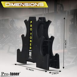 Protoner Dumbbell Rack for 3 Pairs image 3