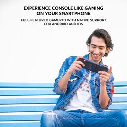 EvoFox Deck Smartphone Gamepad with iPhone/Android, XBOX, HID & Keymap mode for Android | Bluetooth v5.0 | Dual Vibration motors | Magnetic Hall 3D Joysticks | RGB Lighting and Backlit Controls image 2