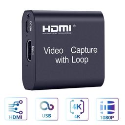 Microware Video Capture Card, HDMI Video Game Converter with Loop Out, HDMI to USB Capture Device Support Full HD 1080P Video for Gaming, Streaming, Teaching, Video Conference, Live Broadcasting image 5