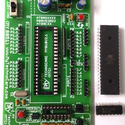 my technocare - means your care My TechnoCare 8051 Development Board with Atmel AT89S52 Microcontroller & MAX232 IC image 4