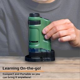 Carson MicroBrite 20x-40x LED Lighted Pocket Microscope for Learning, Education and Exploring (MM-24, MM-24MU) image 5