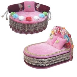 R D Handicraft Combo Thakur ji Bed with singhasan, Laddu Gopal ji Bed & singhasan image 1