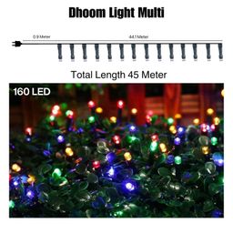 VERVENIX Copper 45 Meter Serial String Led Light Comes with 8 Modes Changing Controller for Indoor & Outdoor Home Decoration, Diwali, Christmas, Patio Garden Yard (Multicolor, Pack of 1) image 3