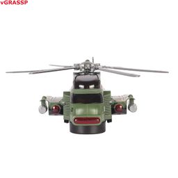 VGRASSP Apache Style Air Force Helicopter Toy for Kids - Bump and Go Action with Colourful 3D Lights, Swirls and Music Multicolor image 5