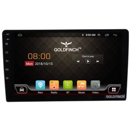 goldfinch Audio 9 inch Full Touch Screen Android Car Stereo With GPS, Bluetooth, Wi-Fi, Navigation, Reverse Camera Support, Mirror Link image 1