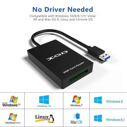 Rocketek Upgraded Version XQD Memory Card Reader for Sony G/M Series USB Mark XQD Card, Lexar 2933x/1400x USB Mark XQD Card for Windows/Mac OS. USB 3.0 image 5