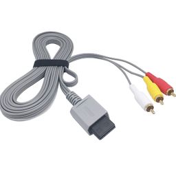 RUITROLIKER AV Cable for Wii Wii U,3M/10FT Composite Audio Video Standard Cord Wire for Wii Console image 1