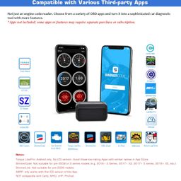 Veepeak OBDCheck BLE Bluetooth 4.0 OBD2 Scanner Adapter for iOS & Android image 2