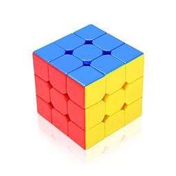 Toysbuddy Cube Puzzles 3x3 Stickerless Cube | Beginner Speedcube for Kids & Adults | Magic Speedy Stress Buster Brainstorming Puzzle image 1