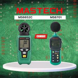 MASTECH MS6652C Anemometer & MS6701 Sound Level Meter Combo – Professional Environmental Monitoring Kit image 3