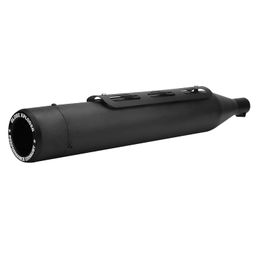 Globe Auto Parts Compatible with Royal Enfield Exploder Long Life Silencer for Bullet Black Old Classic image 1