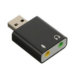 DEVICE OF URBAN INFOTECH Sound Card USB to 3.5mm Jack Audio Adapter, External Sound Card 3.5mm Headset & Microphone Jack for Windows, Mac, Linux, Laptop, PC, PS4, PS5, MacBook Pro image 1