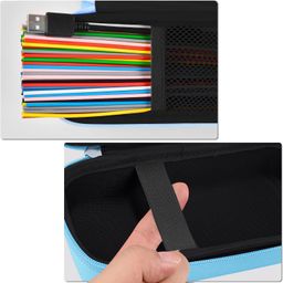 Leayjeen Storage Case Compatible with 3Doodler Start+ Essentialsfor 3D Pen Set for Kids, Fit for 3D Printing Pen Carrying case(Case Only)-Blue image 4