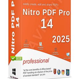 Nitro PDF Pro 14 | Latest 2025 Edition v14.35 | All-In-One PDF Editor | All PDF Solutions | Lifetime Validity | 1 X 1 PC | For Windows image 1