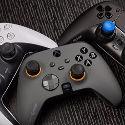 SCUF Control Thumbstick Grips - 4 Set with 2 Bases - Pulse - Joystick Thumb Grips For Xbox One and Xbox Series X & S, PS4, PS5, Nintendo Switch Pro Controller - Black image 3