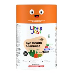 Little Joys Eye Health Gummies (2-12 years) | 30 Days Pack | Strawberry Flavour (Strawberry) image 1