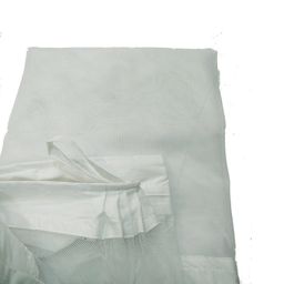 Ans Mosquito net for King Size Bed White Supersoft Net Fine Quality 7x7 ft Size Height 7 Ft Extra Long image 3