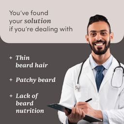 Man Matters Beard Gummies for Men | 30 Days Pack | Thicken Beard, Stimulates Beard Follicles & Improves Beard Density | Biotin, D-aspartic Acid & Creatine | Gelatin-Free,100% Veg image 4