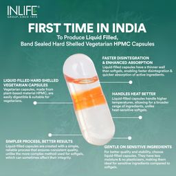 INLIFE Plant Based Vitamin D3 K2 Supplement from Lichen Source with Extra Virgin Cold Pressed Coconut Oil for Bone Health & Immune Support, 600 IU - 60 Vegetarian Capsules (Pack of 1) image 3