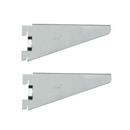 RAB Shelf Brackets Stainless Steel Fix Plate (Code:- Self 1206 LTB, Size:- 8", MATT, 1-Pair) image 1