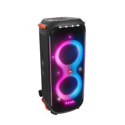 JBL PartyBox 710 Bluetooth Party Speaker with Dynamic Music Synced Flashing Club Pattern Lightshow, Pro Sound, Splashproof, PartyBox App Personalisation,Guitar and Mic Input(800 Watt RMS, Black) image 1