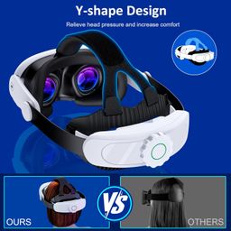 MystNova Head Strap for Meta Quest 3S/Quest 3/Quest 2, VR Headset Accessories Adjustable Elite Strap Replacement for Oculus image 3