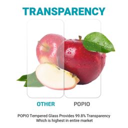 POPIO Borderless Military-Grade Gorilla Tempered Glass for iPhone 16 Pro Max (Transparent) Case Friendly Full Screen Coverage with Installation Kit, Pack of 2 image 5