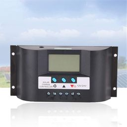 REES52 Intelligent Solar Controller 12V 24V 30A Automatic Recognition LCD Display Charge And Discharge Controller image 4