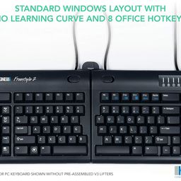 Kinesis Low-Force Numeric Keypad with USB Hub V3 PC image 2