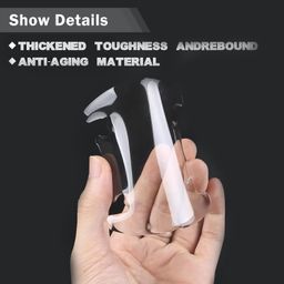 DETACHI Polyvinyl Chloride Car Door Handle Protector Transparent Sticker&Car Handle Scratch Protector Car Door Sticker Pu Finger Guard Car Paint Protection Universal Car Door Guard M2024(Pack of 4) image 5
