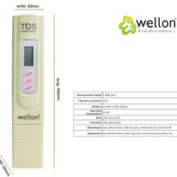 Wellon Digital TDS Meter for Water Testing – High Accuracy, Pocket Size, Easy Calibration – Ideal for RO Water Purifier, Aquarium, Hydroponics, Drinking Water & Lab Use (0-9990 ppm) image 5