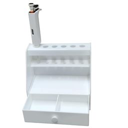 SIMMANS Micropipette stand with Drawer and Test Test Tube Rack & Drawer Use For Chemical, pathology, reasearch Laboratory image 1