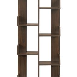 DeckUp Nobu Engineered Wood Book Shelf and Display Unit (Walnut, Matte Finish) image 3