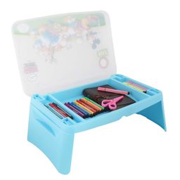 JOYO Disney Portable Desk Mickey Mouse & Friends Sky Blue Colour - Multiutility Foldable Desk, Folding Table for School, Folding Study Table, Work from Home Multipurpose Table,Compact Desk image 2
