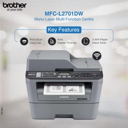 Brother MFC L2701DW Multi-Function Monochrome Laser Printer with Auto Duplex Printing & Wi-Fi image 3