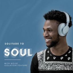 HAMMER Bash Max Over The Ear Wireless Bluetooth Headphones with Mic, Touch Control, Deep Bass, Upto 40 Hours Playtime, Bluetooth 5.3, Workout/Travel (Blue) image 4