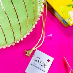 byra Gotta Designer Silk Potli Bag for women image 3
