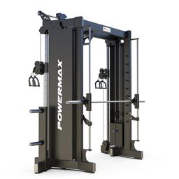 PowerMax Fitness DS-005A Functional Trainer and Smith Machine: Ultimate Home Gym Solution, Multi-Functional Exercise Machine for Strength Training and Muscle Building. image 1