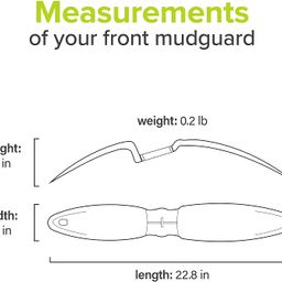Serveuttam Mudguard for Cycle with Reflective Tape | Plastic Front and Rear Mud Guard for Mountain Bicycles | Fully Adjustable Universal Mudguards for Bike (Red) image 3