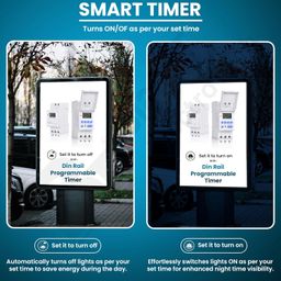 Blackt Electrotech (BT41D): 16/240V AC Programmable Daily/Weekly Digital LCD Display Control Counter/Time Timer Relay Switch: DIN Rail Type (Warranty 12 Months) image 3