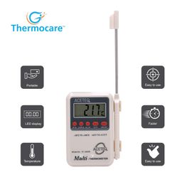 Thermocare Multi Stem Digital Thermometer with External Sensing Probe and Portable LCD Digital, Accurate Fast Response (White) image 4