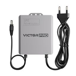 victor pro VictorPro 12V Mini UPS for WiFi Router Airtel Xtream JioFiber | 6600 Mah Battery Power Backup up to 5 Hours | Replaceable Battery | Supports Router, CCTV & Modem Upto 2.5 Amps | Built in Charger image 1