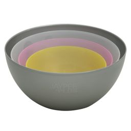 Jaypee Plus Virgin Plastic Mixing Bowl| Lightweight, Strong & Durable Bowls | Ideal for Serving, Storing & Stacking Set of 4 -(2800+2000+1200+800) ml (Multicolor) image 1